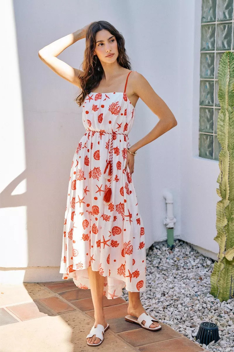 midi cami dresses Just BE. SO ME Shell Tiered Midi Cami Dress – Just Be 72