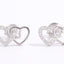 BE. 925 Heart Earrings