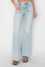 Just BE. Risen Front Patch Pocket Flare Jeans