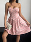 Just BE. Heart Sweetheart Neck Mini Dress