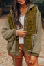 Just BE. SYN Drawstring Color Block Jacket