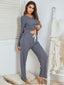 Just BE. D&EW Notched  Pants Set