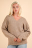 Just BE. VERY J Mocha Hooded Sweater