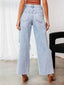 Just BE. 102 Distressed Wide Leg Jeans