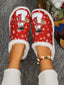 BE. Snowman Flat Slippers