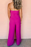 Just BE. SYN Berry  Wide Leg Jumpsuit