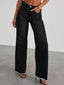 Just BE. 101 Raw Hem Wide Leg Jeans