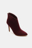 BE. Shoes Beast Fashion Suede Stiletto Ankle Booties