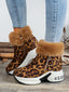 BE. Shoe HYFE Side Zipper Leopard Platform Boots