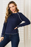 Just BE. BAE Raglan Round Neck Top