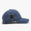 BE. Adjustable Star Raw Hem Cap