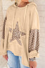 Just BE. SYN Floral Patchwork Star Hoodie