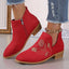 BE. Shoe . HYFE Embroidered Suede Boots