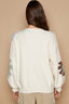 Just BE. Soft Serenity Flower Fringe Sweater