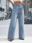 Just BE. Bradely Wide Leg Jeans - Light wash