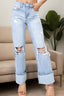 Just BE. SYN Debra Distressed High Waist Jeans