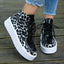 BE. Shoe HYFE Leopard Platform Sneakers