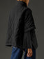 Just BE. Texture Half Zip Half Sleeve Jacket