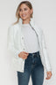 Just BE. YMI White Puffer Jacket