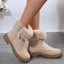 BE. Shoe Moxi Suede Faux Fur Boots