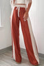 Just BE. SYN  Claire Contrast Wide Leg Pants