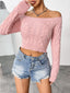 Just BE. Kori Cable-Knit  Top
