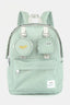 BE. Himawari Waterproof Canvas Backpack Bag with Removable Coin Purse