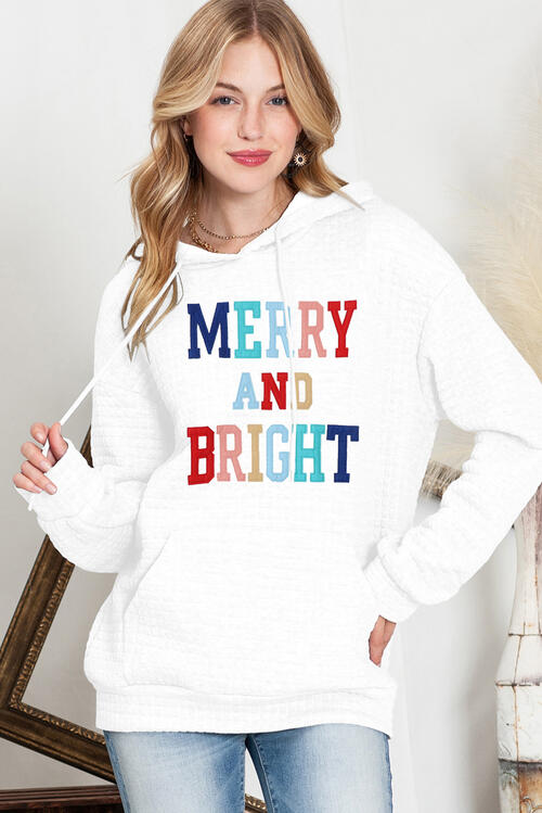 Just BE. SYN MERRY AND BRIGHT Waffle-Knit Hoodie
