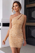 Load image into Gallery viewer, Just BE. Jess Sequin Mini Dress

