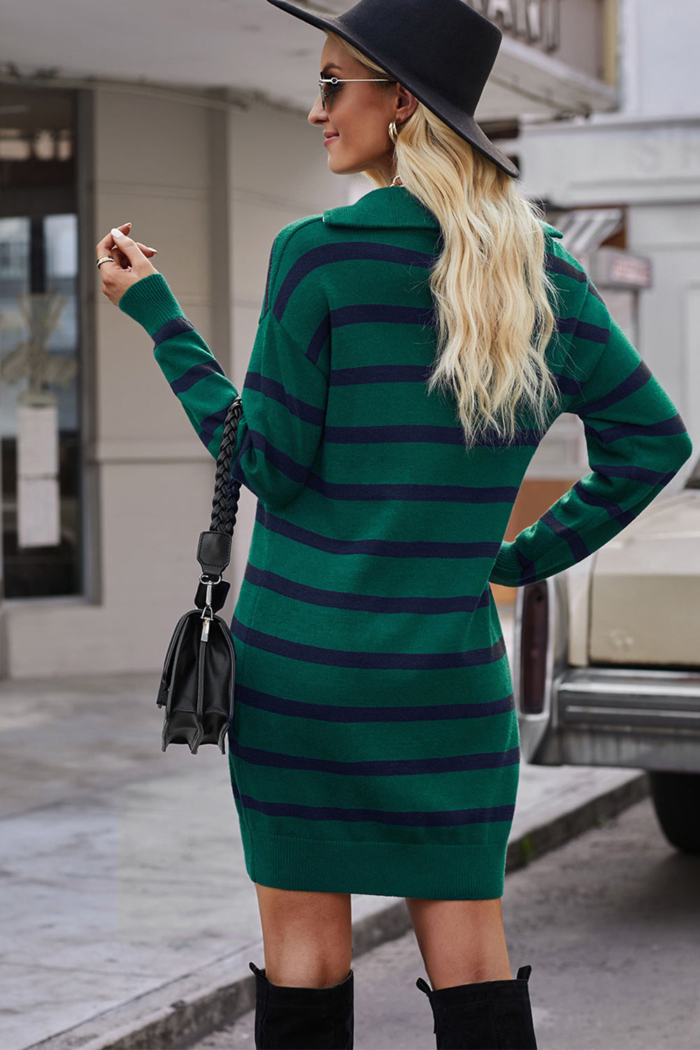 Just BE. SYN Striped Sweater Dress
